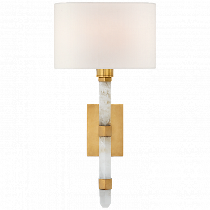 Бра Visual Comfort Adaline Small Tail Sconce Antique Brass арт SK2902AB/Q-L: фото 1